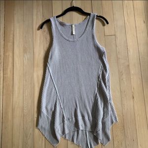 Free People waffle tank